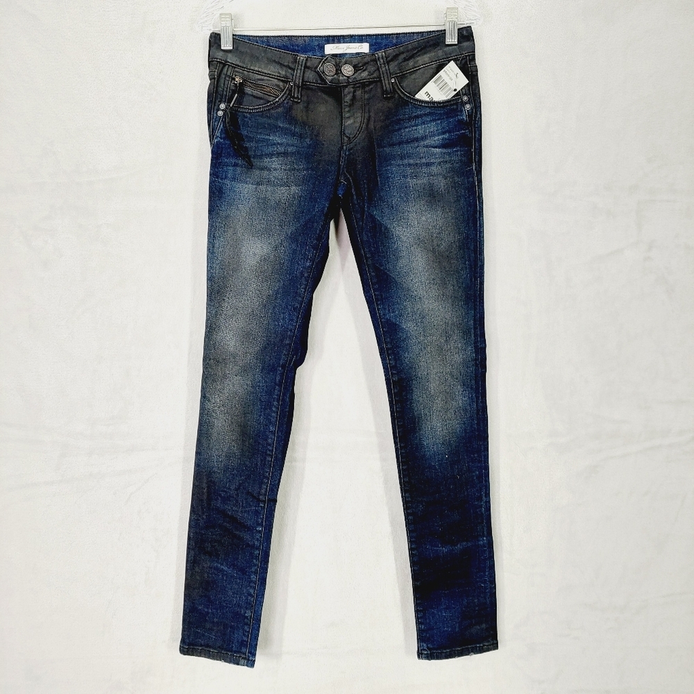 NEW Mavi Jeans Co Blue Cotton Denim Casual Skinny Jeans P4403